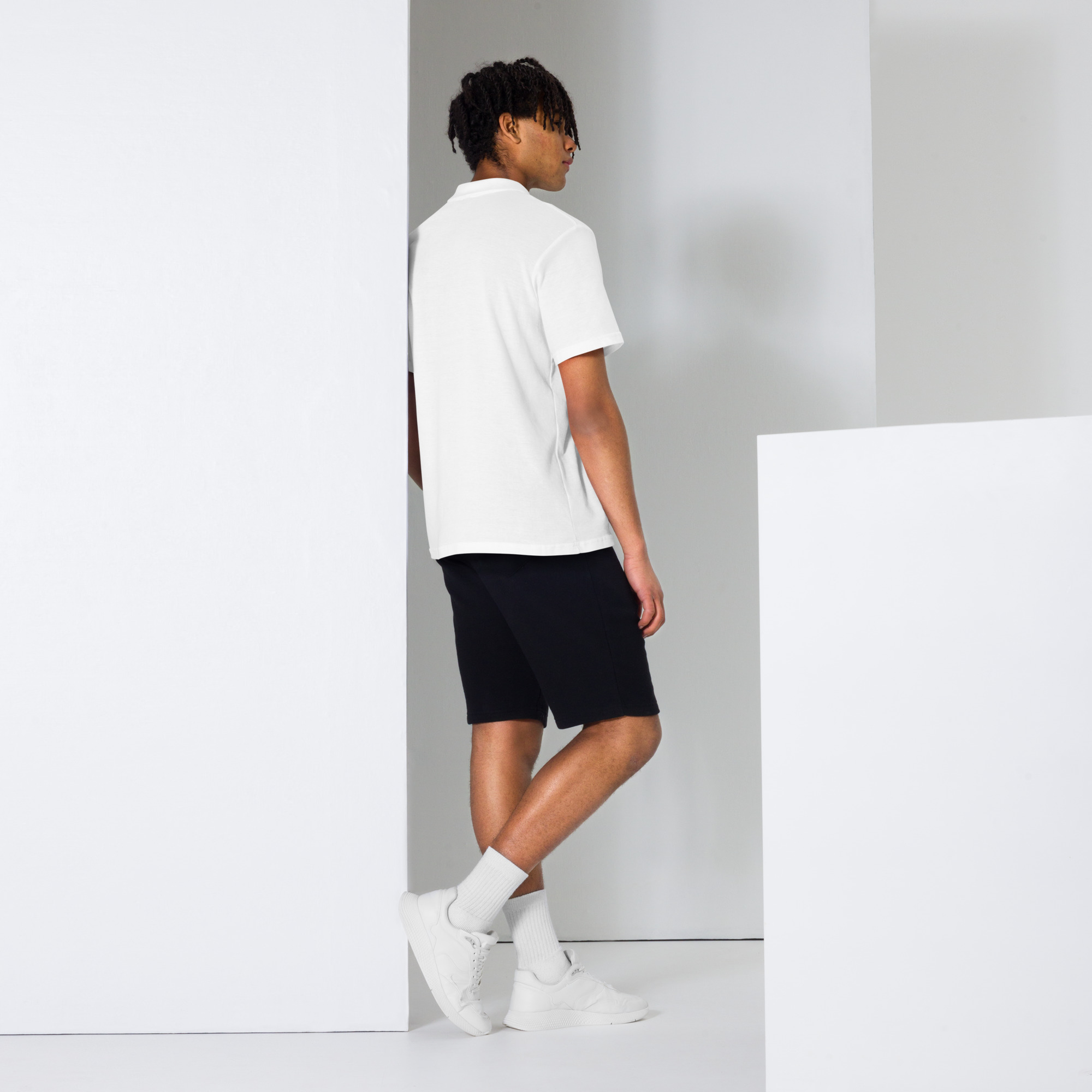 Unisex pique polo shirt - Image 5