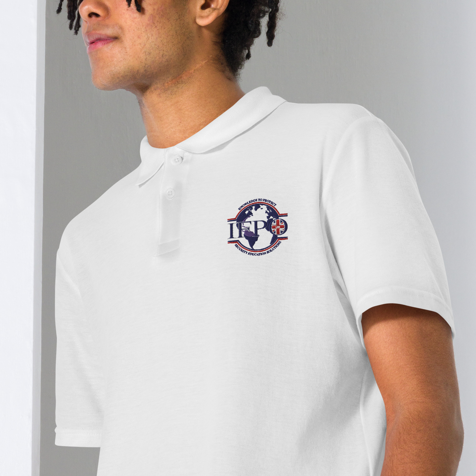 Unisex pique polo shirt - Image 6
